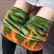 thumbnail image 3 of Gibobby pantalones para cuero Vinipiel sin Translúcido Mujer Leggings sintética para mujer Pantalones elásticos sintética talle y pantalones cálidos(Negro, L), 3 of 5