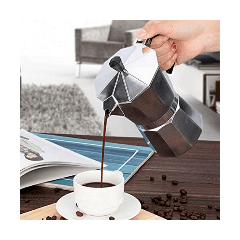 Coffee Pot Espresso Maker Moka Pot, Stovetop Espresso Maker for
