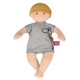 thumbnail image 1 of Tikiri Toys Bonikka Baby Kye Doll Organic 100% Cotton OE100 Certified (Gray), 1 of 5