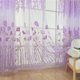 thumbnail image 4 of Cortina Deco Panel de gasa de pantalla de ventana de tul de hilo de transparente de impresión offset (púrpura) JShteea Libre de BPA, 4 of 9