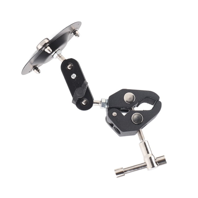 "Versatile Alloy Steel Soldering Clamp with Rubber Grip - Flexible Workstation Tool for Electronics Repair & Jewelry Inspection"