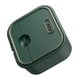 thumbnail image 5 of 1 jabonera de pared sin perforar con drenaje y forma de concha, color verde, 5 of 7