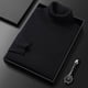 thumbnail image 1 of Suéter de cuello alto con camisa de punto para hombres jóvenes y de mediana edad, suéter cálido de color sólido, suéter multicolor, 1 of 6