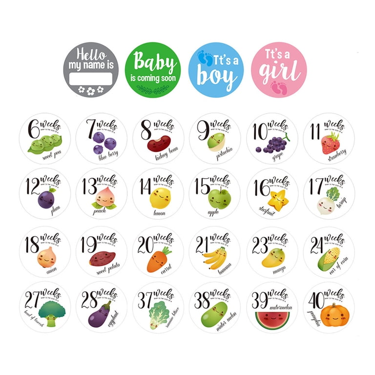 Pregnancy Belly Week By Week Chart
