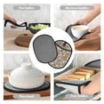 thumbnail image 7 of Rocae Kitchen Food for Silicone Pot Holders, Oven Mitts Heat Resistant Hot Pads with Pockets,Non-Slip Bbq Baking Smoking Potholders ,7.5"x9.4", 7 of 7