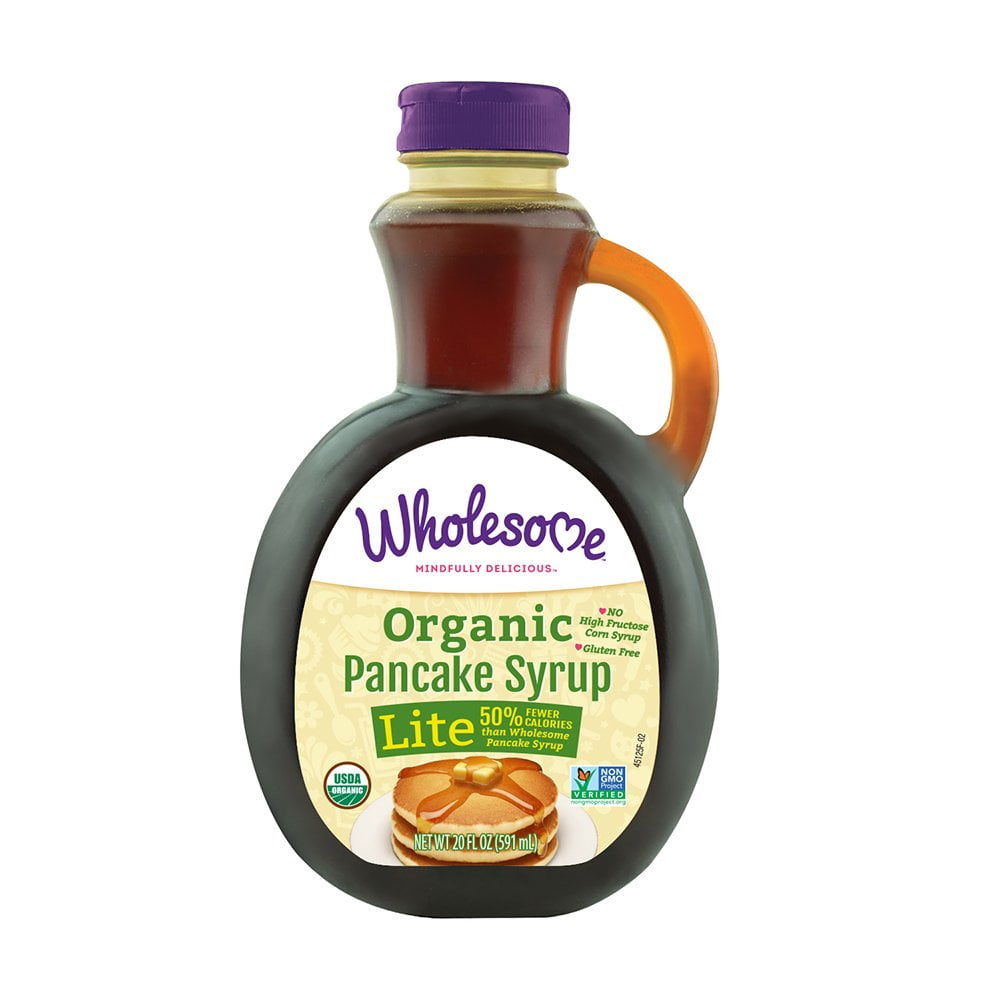 Wholesome Sweeteners Organic Pancake Syrup Lite -- 20 fl oz