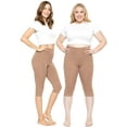 thumbnail image 2 of Stretch Is Comfort Women's and Plus Ultra Flex High Waist Knee Length Leggings | Adult Small- 5x, 2 of 7