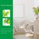 thumbnail image 3 of GOOHOCHY 2pcs pared colgante verde planta artificial naranja flor vid ratán decoración, 3 of 7