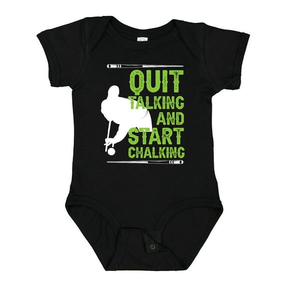 Inktastic Pool Player Billiards Quote Boys or Girls Baby Bodysuit