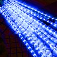 thumbnail image 1 of RisingPro LED Meteor Shower Rain Lights Waterproof Xmas Decoration Light Falling String Lights for Wedding Party Christmas Lights Connectable, 1 of 5