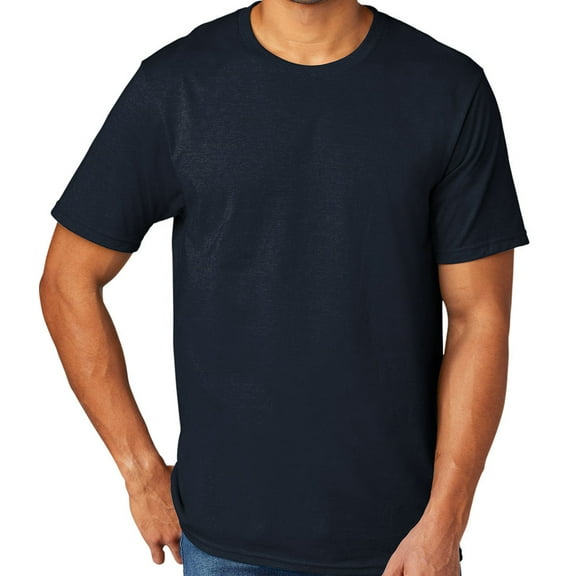 Men's Extreme Softness TriBlend Tee Shirt, Medium Deep Navy Blue