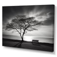 thumbnail image 2 of Designart "Skyline With A Solitary Tree By The Coast" Port Landscape Wall Decor, 2 of 7