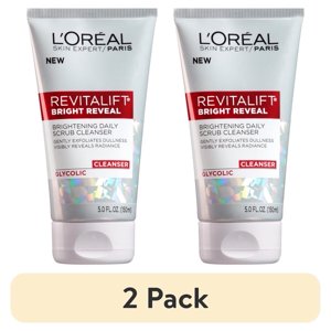 L'Oreal Paris Bright Reveal Facial Cleanser with Glycolic Acid (2-Pack)