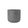 thumbnail image 1 of Pot Rond en Terre Cuite, Gris Foncé - Grand, 1 of 1