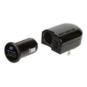 Scosche powerFUZE - Power adapter kit - (AC power adapter, car power adapter) - 500 mA