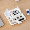 Microsd Storage Card Container JIYE Home Portable SD Card Storage Case Hard Shell White Multi ...