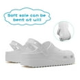 thumbnail image 2 of Cyiecw Gardener Platform Clogs Beach Sandals Slippers for Women Slip on Garden Shoes, 2 of 7