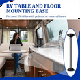 thumbnail image 3 of 2 Pack RV Table Base, RV Pedestal Table Base Flange, Table Leg Base Mount Flush, Table Floor Mounting Base Plate, 3 of 5