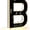 B-Black, variant on Yippzo 9" Solar Powered House Numbers for Outside Light Up, Large Exterior Illuminated Number Plate for Door, Home, Apartment, Mailbox