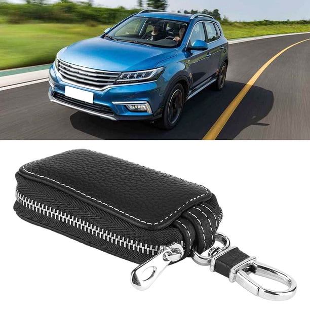 Funda para llave inteligente, funda para llave inteligente de cuero PU para coche, funda para llavero, eficiencia óptima