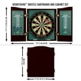 thumbnail image 4 of NARWHAL Derbyshire 18 in. Bristle Dartboard & 20.5 in. Cabinet Set, 4 of 6