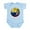 Sky Blue, variant on CafePress - Ecuador Soccer Ball Infant Bodysuit - Baby Light Bodysuit, Size Newborn - 24 Months