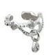 thumbnail image 4 of Sonducket Clip de oreja para mujer, joyería de fiesta, decoración, hermana, novia, elegante, delicado, exquisito, colgante brillante de plata Plata 10piezas Sonducket CBP004954, 4 of 5