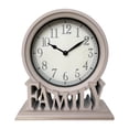 thumbnail image 1 of Lipstore Family Desk Clock Arabic Numerals Easy to Read Retro Minimalist Mantel Clock A, 1 of 8