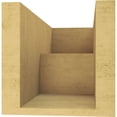 thumbnail image 4 of 6"W x 12"D x 6"H Wide Chapel Hill Rough Cedar Woodgrain TimberThane Corbel, Primed Tan, 4 of 6