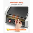 thumbnail image 5 of Commercial 1800W Panini Press 8.8x9" SS w/ Temp Control, 5 of 11