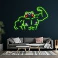 thumbnail image 2 of Handmadetneonsign Frog Gymmer Neon Sign, Frog Gymmer Animal Neon Sign, Frog Led Neon Sign, Frog Neon Sign, Wall Décor, 2 of 5