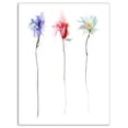thumbnail image 2 of Three Flowers - Floral Art Canvas Print, 2 of 3