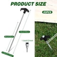 thumbnail image 2 of Estacas para Tienda Hicarer de 30 cm 20 unidades con Tornillo para Camping de Alta Resistencia, 2 of 7