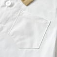thumbnail image 6 of Toddler Boys Striped Suspender Gentleman Suit Birthday Wedding Outfit Soft Stripe Long Sleeve Shirts Solid Bow Tie Cotton Suspender Long Pants, 6 of 8