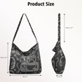 thumbnail image 4 of Boho Tote Bag for Women Game Play (4) Crossbody Handbag Casual Tote for College Work Travel Shopping Shopping Bag, 4 of 5