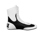 TITLE Boxing Speed-Flex Encore Mid-Top Boxing Shoes, Size 7, White/Black