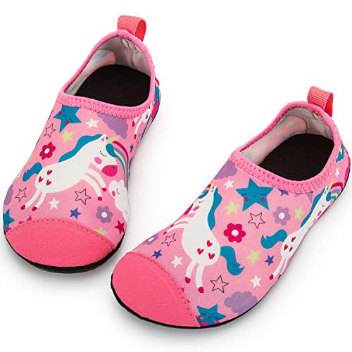 Kids Water Swim Shoes Barefoot Aqua Socks Shoes Quick Dry Non-Slip Baby Boys & Girls 