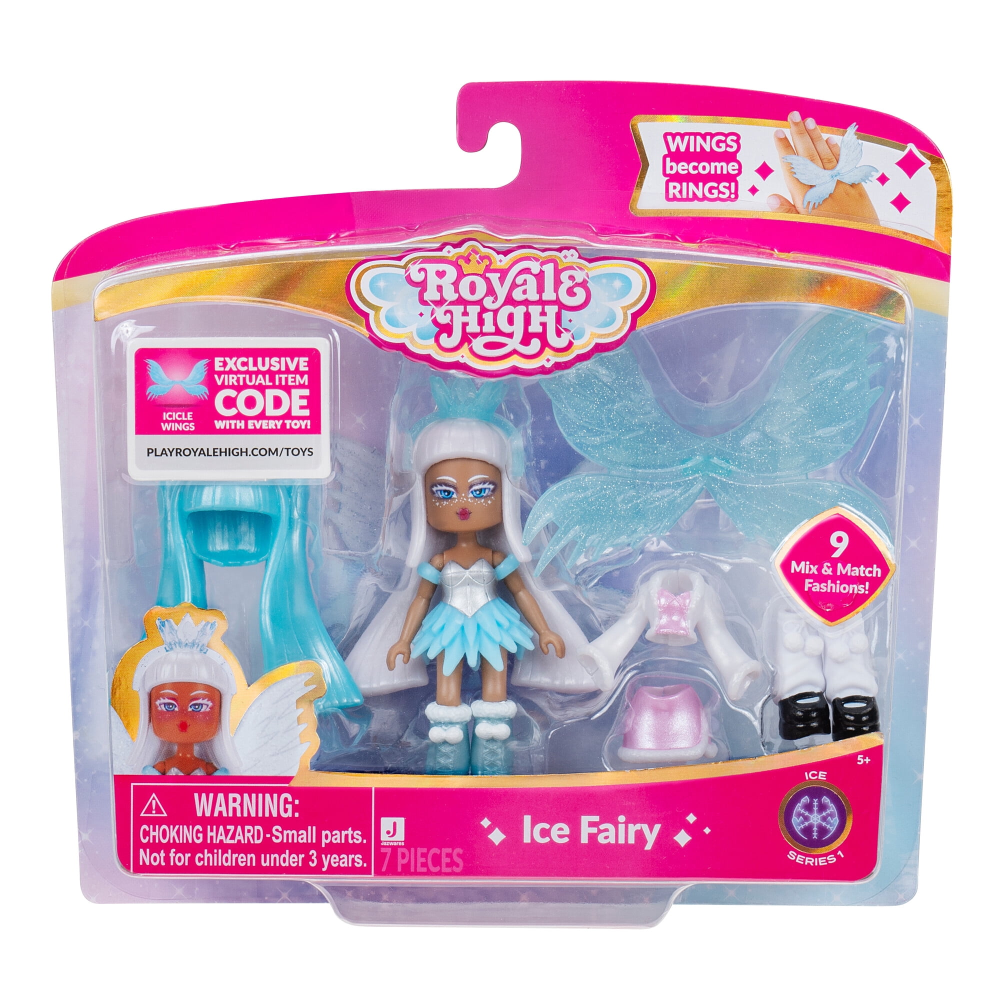 Royale High Pack Mode School Spirit Cheerleading 7.6 Cm - Figurine Fée Série 1 Avec 15 Accessoires Et Code Virtuel - Dès 5 Ans