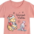 thumbnail image 3 of Disney Winnie The Pooh - Pooh & Piglet Warmest Wishes Christmas - Toddler & Youth Girls Short Sleeve Graphic T-Shirt, 3 of 5
