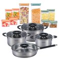 thumbnail image 1 of Bateria de Cocina Tricapa Set Contenedores Hermeticos 18pzas ColorHome COMBO-CH-10, 1 of 10