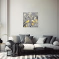 thumbnail image 2 of ZHONGYUTONG Bird Canvas Wall Art Grey and Yellow Pictures Love Birds Painting Birds on Tree Branches Poster for Bedroom Decor Framed (20.00" x 20.00"), 2 of 5