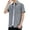 Gray, variant on Gubotare Shirts For Men Mens Hipster Gold Rose Printed Slim Fit Long Sleeve Dress Shirts/Prom Performing Shirts,Gray L