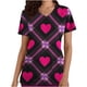 thumbnail image 2 of Camiseta de Bolsillo de Manga Corta con Cuello en V Impresa para las Mujeres, Camisetas Impresas para las Mujeres, 2 of 5