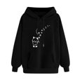 thumbnail image 4 of Blmnix Winter Hoodies Y2K Hoodie Black Cute Hoodie Womens Going Out Tops Long Sleeve Hooded Tops, 4 of 5