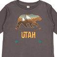 thumbnail image 4 of Inktastic Utah Vacation Bear Silhouette Boys or Girls Long Sleeve Toddler T-Shirt, 4 of 5
