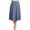 Slate Blue, variant on Moa Collection Women's Plus Size Solid Midi Skirt