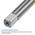 thumbnail image 4 of Unique Bargains M14 x 1.25 Titanium Coated M35 High Speed Steel Straight Flute Metric Thread Screw Tap, 4 of 6