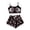 e-111Wine28, variant on MEZZALL Women 2 Piece Pajama Sets Graphic Print Cami Crop Tops and Shorts Sleepwear with Scalloped Nightwear