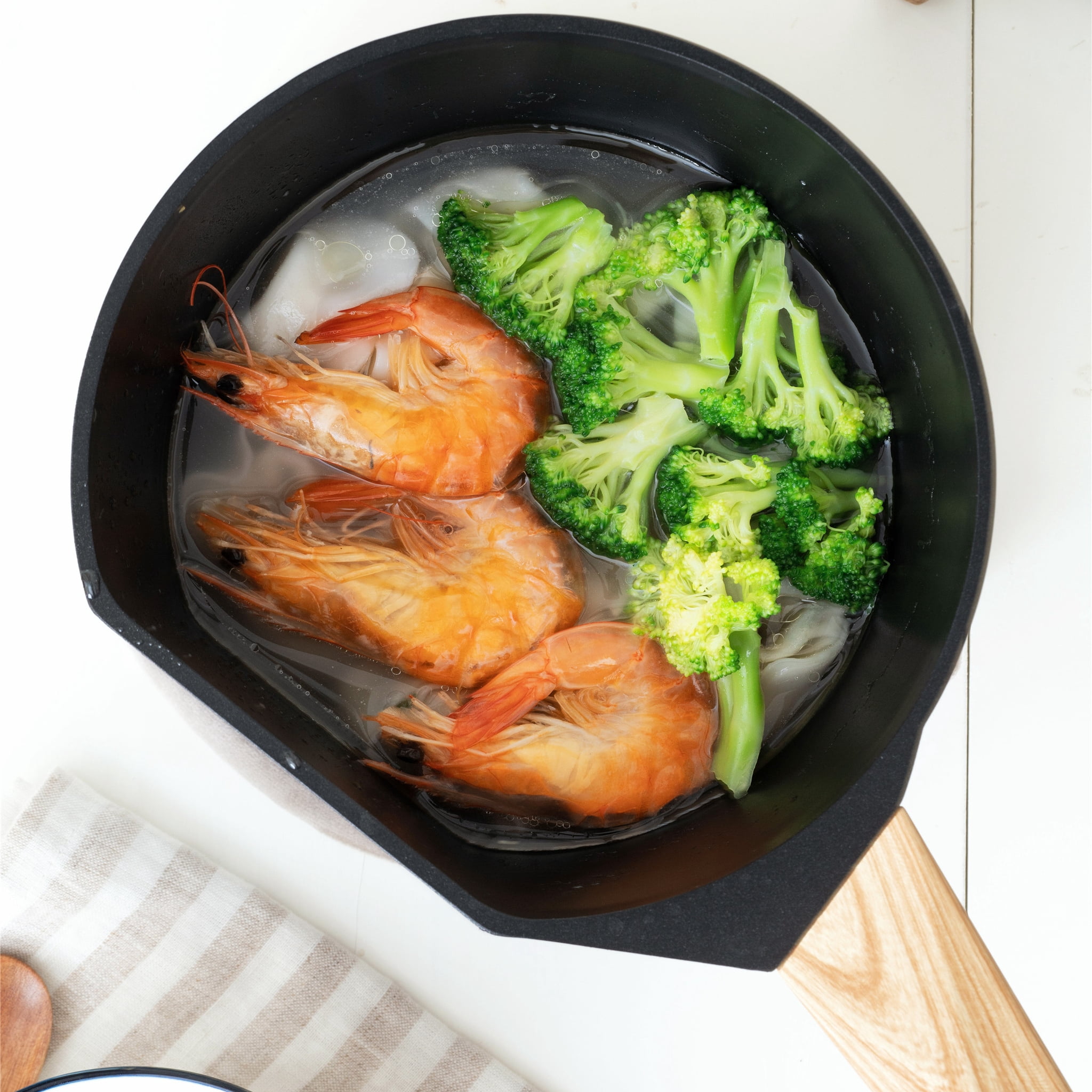 Sunday Chef 7” Nonstick Aluminum Sauce Pan with Non-Stick coating Glass Lid Smart Storage Design