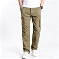 thumbnail image 2 of Men Utility Cargo Pants Stretch Breathable Reinforced 6 Pocket Outdoor Hiking Work Pants S-XXL, 2 of 9